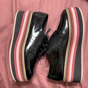 Zara Colorful platform shoes